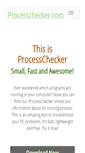 Mobile Screenshot of processchecker.com